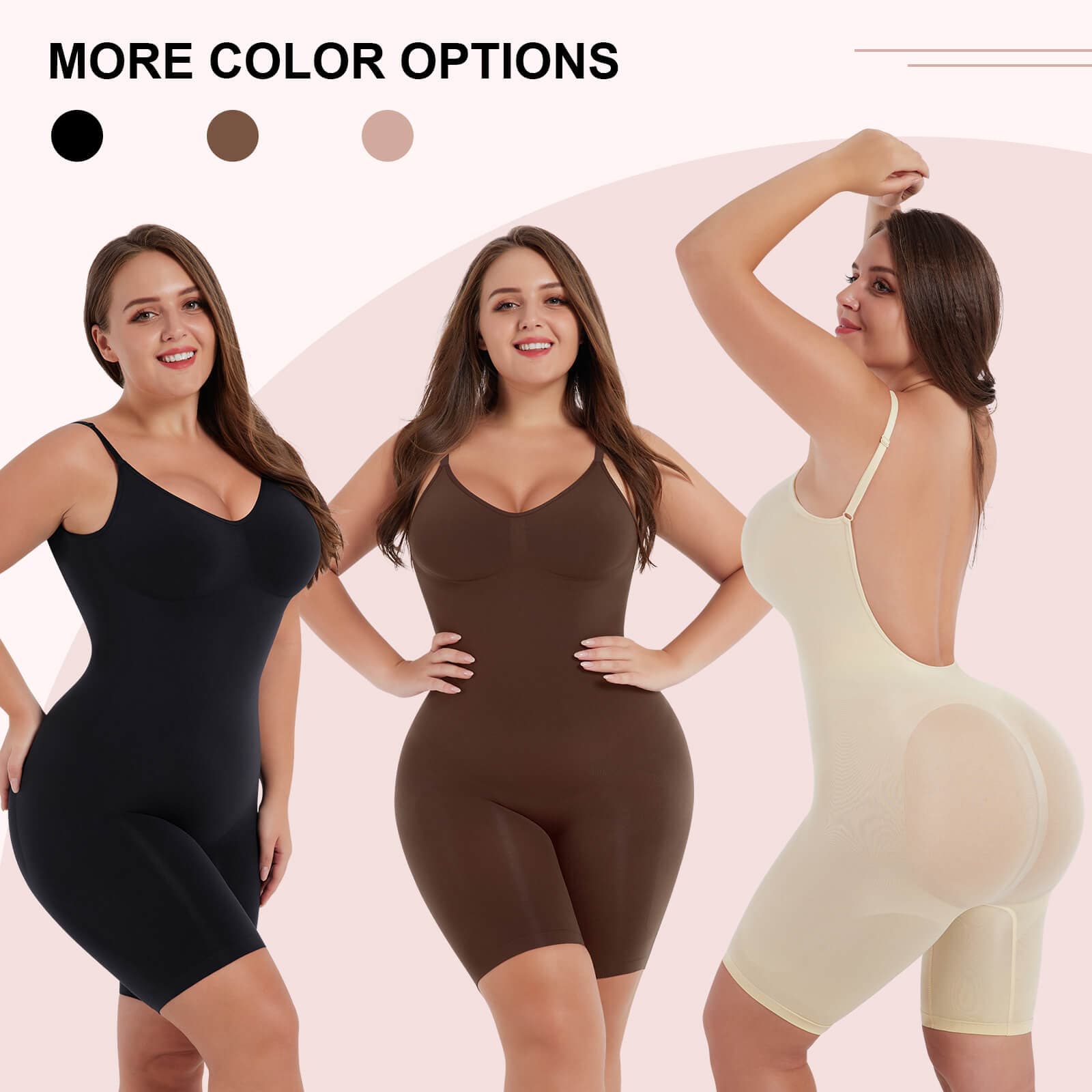 Tummy Control Shapewear Bodysuit – Slimming Butt Lifter & Thigh Slimmer for Women