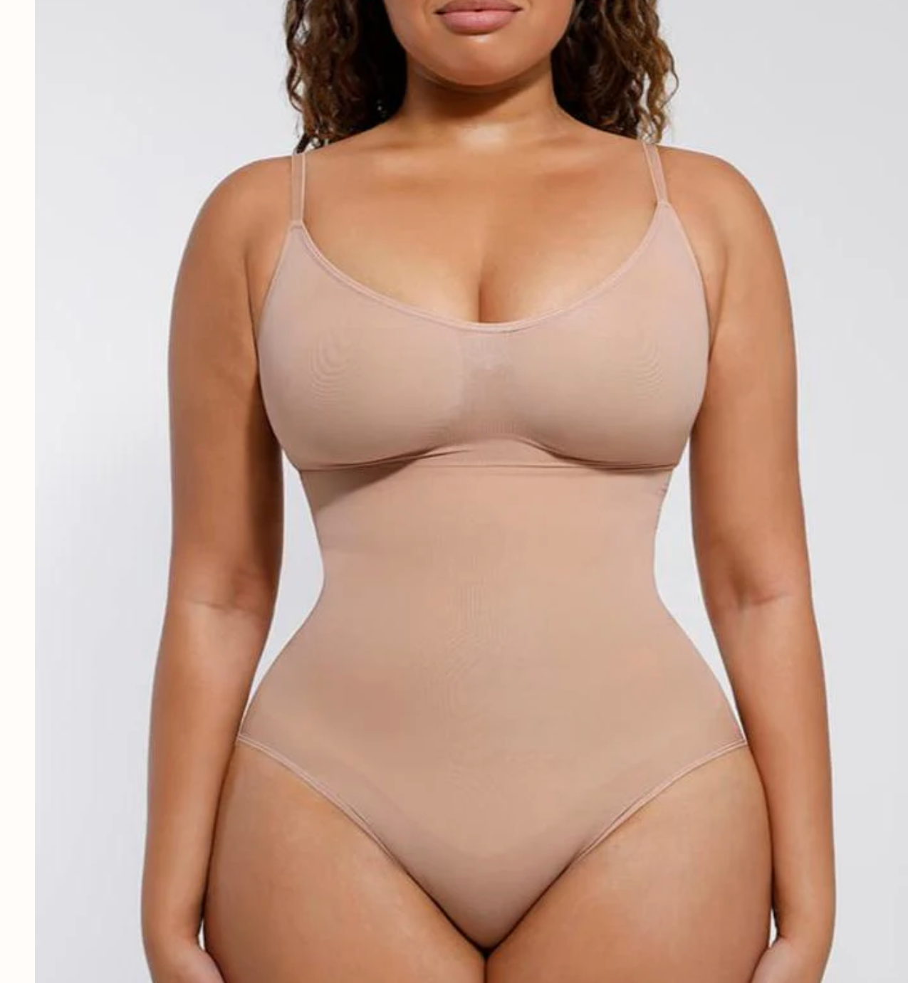 Seamless Tummy Control Thong Bodysuit – Women’s Shapewear Jumpsuit Fit