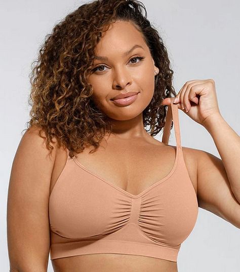 Women’s Wireless Seamless Cami Bra – Wire Free, No Underwire, Everyday Comfort