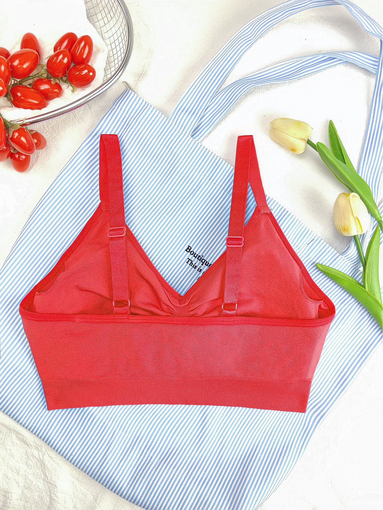 Women's Wireless Bra Comfort No Underwire Unlined Cami Bra Seamless Sports Bra