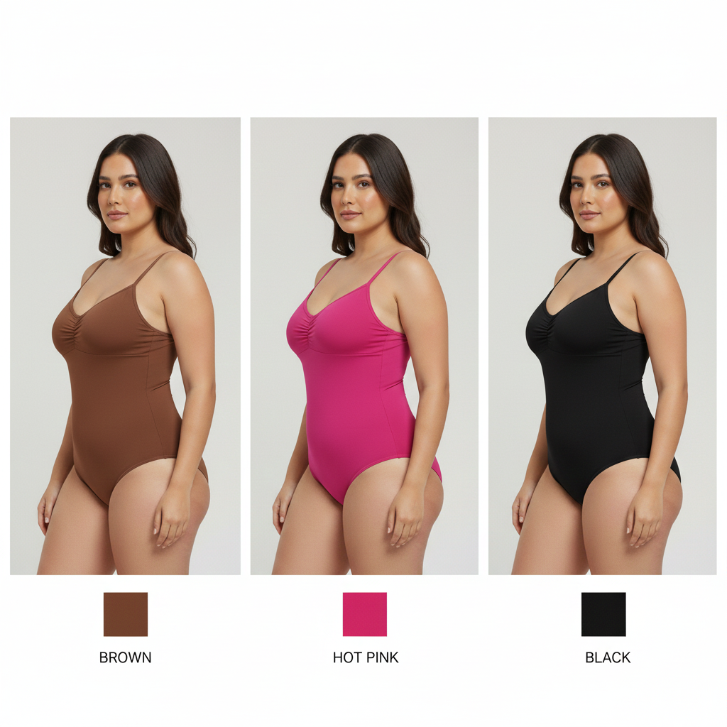 Seamless Tummy Control Thong Bodysuit – Women’s Shapewear Jumpsuit Fit